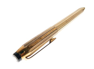 Lot 180 - Montblanc gold-plated Pix-O-Mat multicolor ballpoint pen