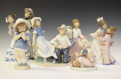 Lot 312 - Nao - Six porcelain figures