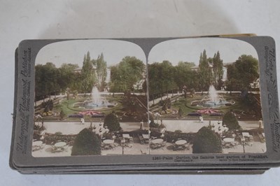 Lot 231 - Quantity of stereoscopic cards with viewer