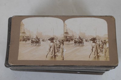 Lot 231 - Quantity of stereoscopic cards with viewer