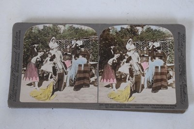 Lot 231 - Quantity of stereoscopic cards with viewer