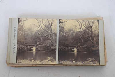 Lot 231 - Quantity of stereoscopic cards with viewer