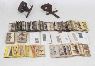 Lot 231 - Quantity of stereoscopic cards with viewer