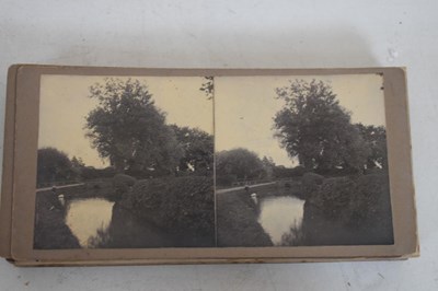 Lot 231 - Quantity of stereoscopic cards with viewer