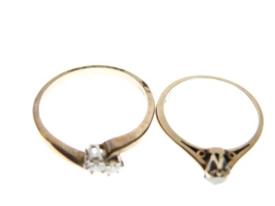 Lot 43 - Four various 9ct gold dress rings