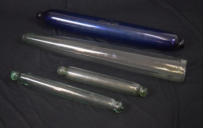 Lot 325 - Rare Victorian glass cucumber straightener