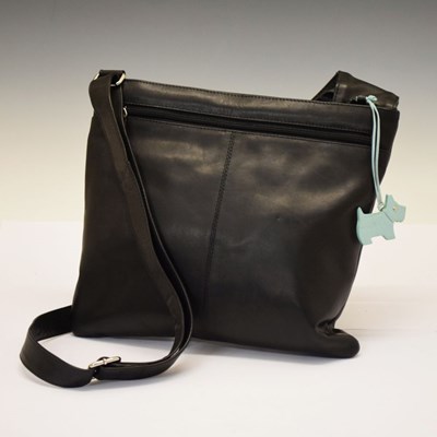 Lot 308 - Radley - Lady's black leather side bag
