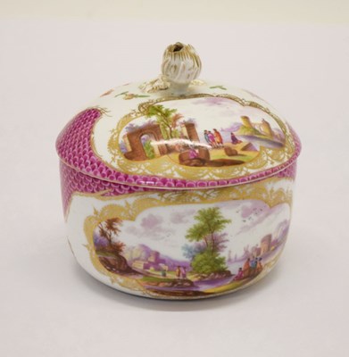 Lot 357 - Meissen bowl and cover