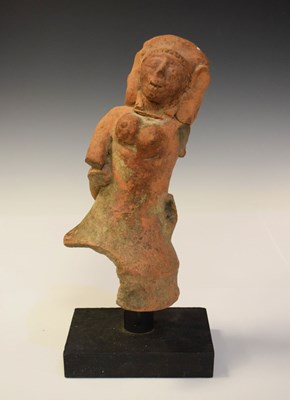 Lot 278 - Antiquities - Terracotta female figure