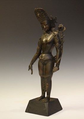 Lot 324 - Large 19th Century bronze figure of Padmapani