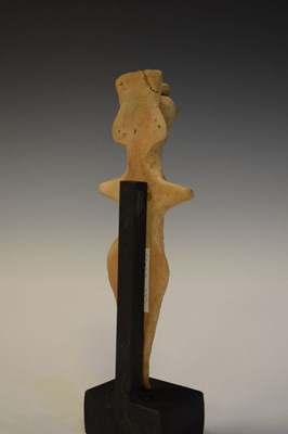 Lot 264 - Syro Hittite terracotta figure of the goddess Astarte