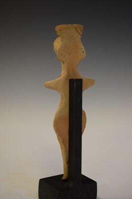Lot 264 - Syro Hittite terracotta figure of the goddess Astarte
