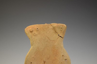 Lot 264 - Syro Hittite terracotta figure of the goddess Astarte
