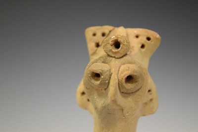 Lot 264 - Syro Hittite terracotta figure of the goddess Astarte