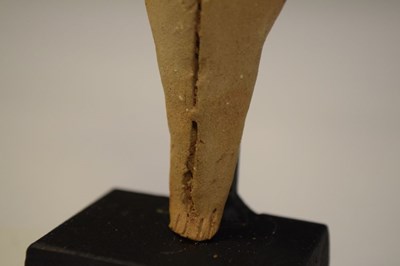 Lot 264 - Syro Hittite terracotta figure of the goddess Astarte