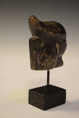 Lot 268 - Small Egyptian bust of a Pharoah