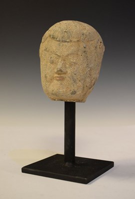 Lot 327 - Chinese Tang Dynasty terracotta head