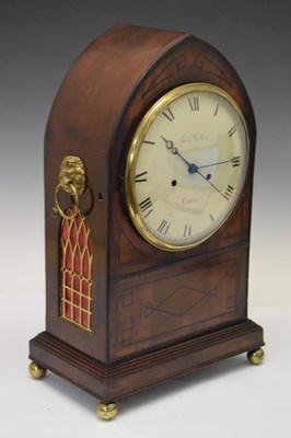 Lot 623 - Bracket clock, John Walker, London