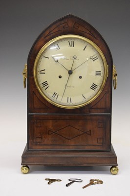 Lot 623 - Bracket clock, John Walker, London