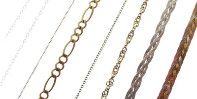 Lot 76 - Quantity of 9ct gold chains