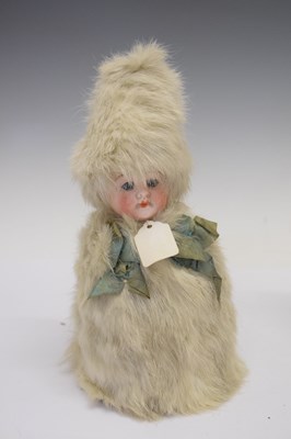 Lot 200 - Small collection of bisque head dolls, etc