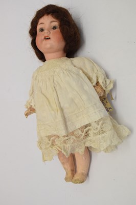 Lot 200 - Small collection of bisque head dolls, etc