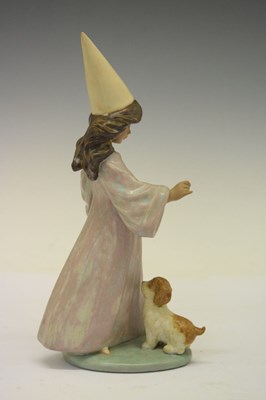 Lot 526 - Lladro gres figure of a child dressed as a wizard