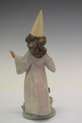 Lot 526 - Lladro gres figure of a child dressed as a wizard