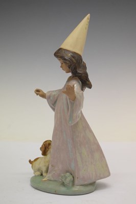 Lot 526 - Lladro gres figure of a child dressed as a wizard