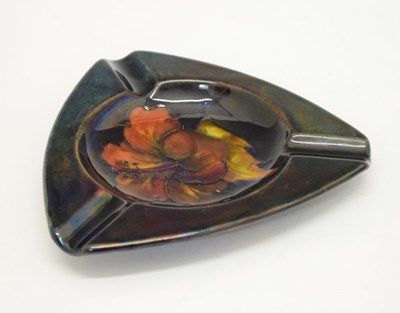 Lot 512 - Walter Moorcroft flambe ashtray