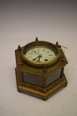 Lot 497 - Reproduction German-style table clock
