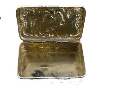 Lot 98 - Two Continental white metal boxes