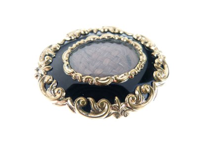 Lot 49 - Collection of four Victorian mourning brooches