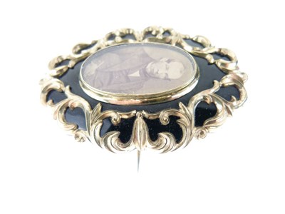 Lot 49 - Collection of four Victorian mourning brooches