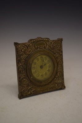 Lot 499 - Early 20th Century easel timepiece