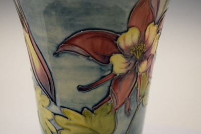 Lot 399 - Walter Moorcroft 'Columbine' flared footed vase