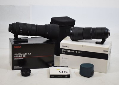 Lot 284 - Sigma 150-600mm F5-6.3 lens