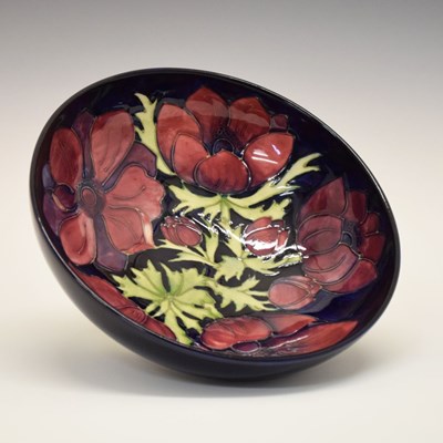 Lot 400 - Walter Moorcroft 'Anemone' footed bowl