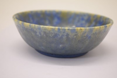 Lot 421 - Ruskin Pottery - Two Crystalline glaze trial bowls