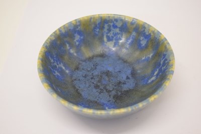 Lot 421 - Ruskin Pottery - Two Crystalline glaze trial bowls