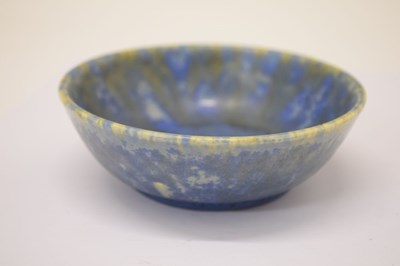 Lot 421 - Ruskin Pottery - Two Crystalline glaze trial bowls