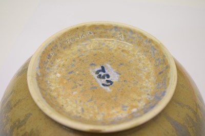 Lot 421 - Ruskin Pottery - Two Crystalline glaze trial bowls