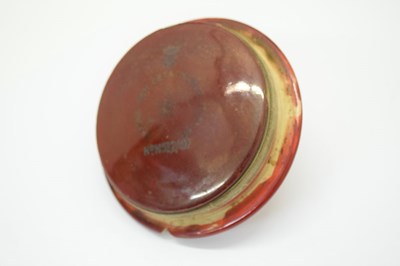 Lot 412 - Bernard Moore flambé jar and cover