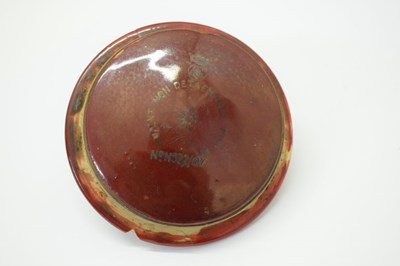 Lot 412 - Bernard Moore flambé jar and cover