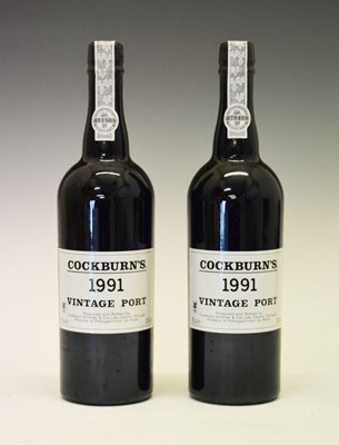 Lot 440 - Two bottles of Cockburn's Vintage Port, 1991