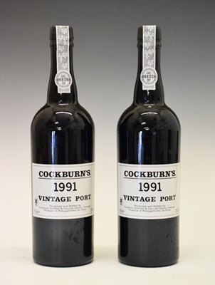 Lot 441 - Two bottles of Cockburn's Vintage Port, 1991