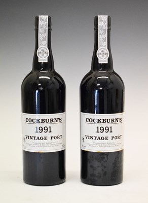 Lot 442 - Two bottles of Cockburn's Vintage Port, 1991