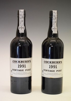 Lot 444 - Two bottles of Cockburn's Vintage Port, 1991