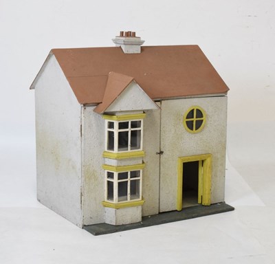 Lot 391 - 1930s-style two-storey dolls house