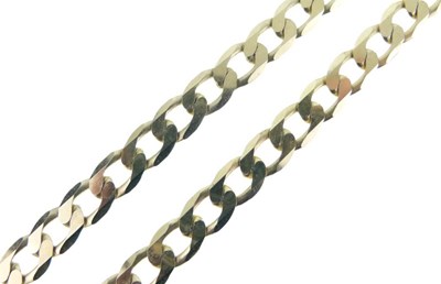 Lot 83 - 9ct gold filed curb link necklace